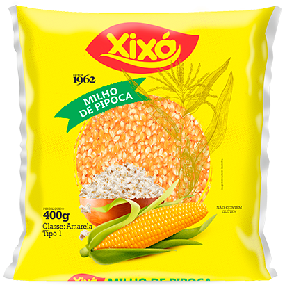 Milho de Pipoca 400g - Xixá Alimentos